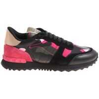 Tenisi & Adidasi Valentino Garavani Black And Fuchsia Rockrunner Camouflage Sneakers