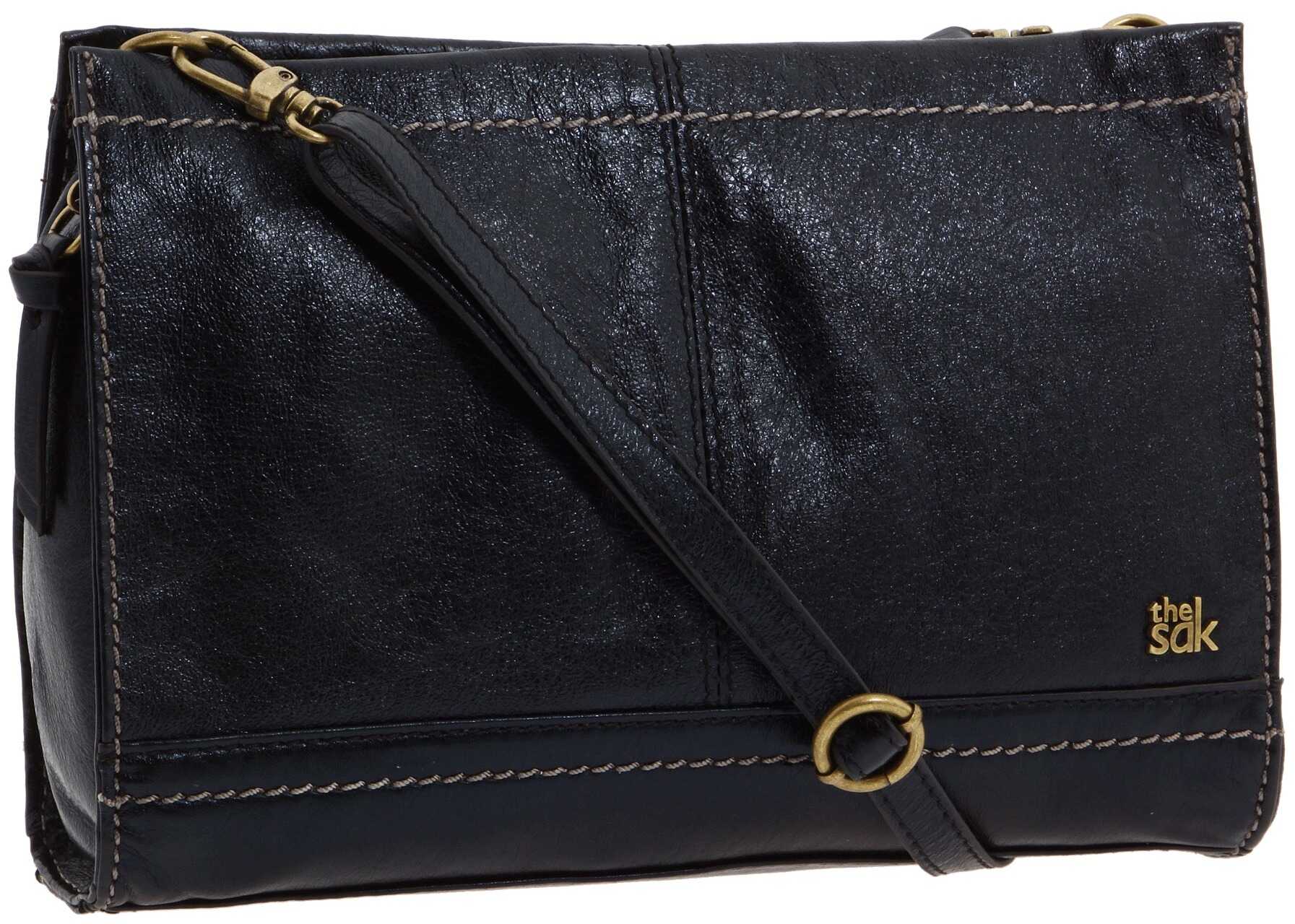 The Sak Iris Demi Clutch Black Onyx