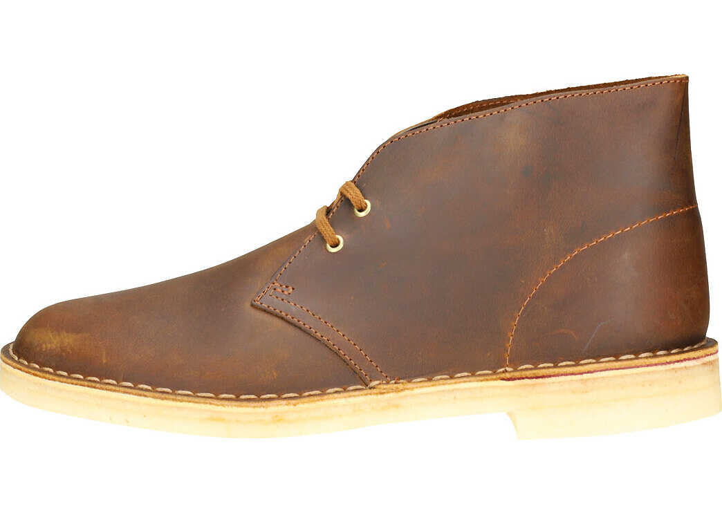 Clarks Desert Boot Chukka Boots In Beeswax Brown
