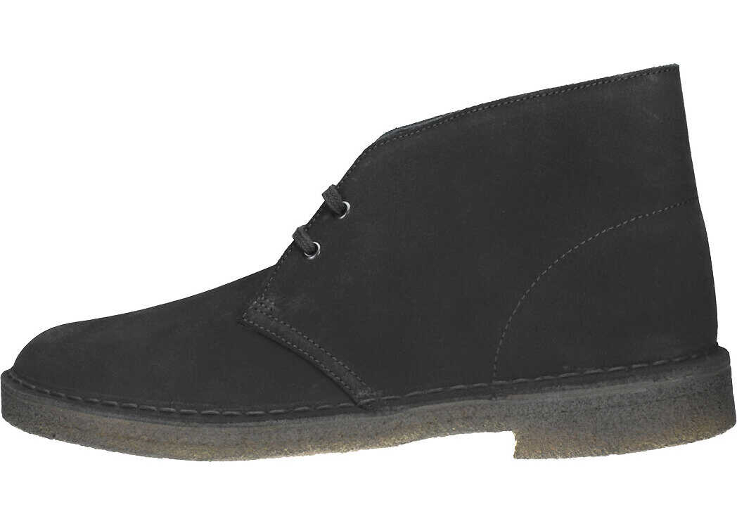 Clarks Desert Boot Chukka Boots In Black Black Black