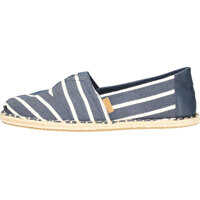 Espadrile Classic Riviera Stripe Slip On In Navy White Barbati