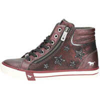 Ghete Zip Sneaker High Bordeaux Chukka Boots In Burgundy Femei