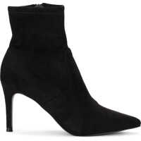 Botine Lava Black Elastic Suede Ankle Boots Femei