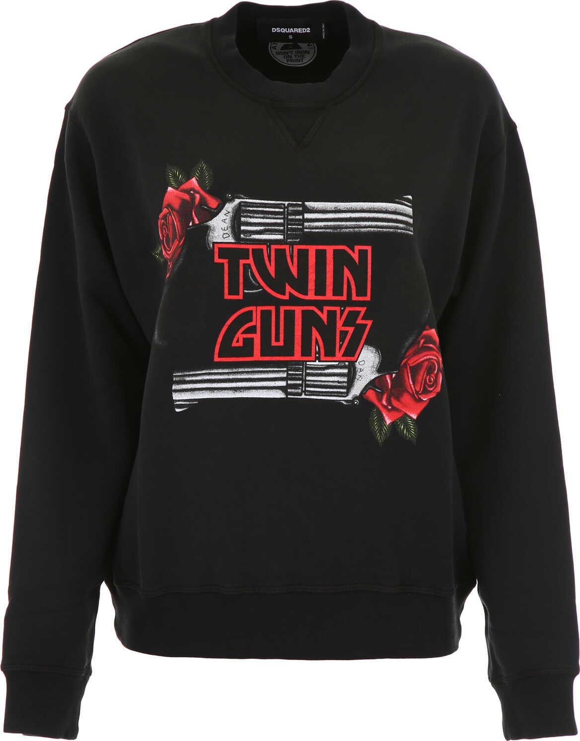 DSQUARED2 Twin Guns Sweatshirt BLACK MULTI