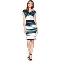 Rochii elegante Refined Sporting Stripe Sheath Dress Femei