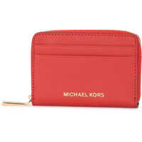 Portofele Michael Kors Red Saffiano Leather Cardholder.