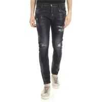 Blugi DSQUARED2 Black Vintage Effect Tidy Biker Jeans