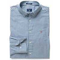 Camasi Men's Tech Prep Checked Green Shirt In Regular Fit* Barbati