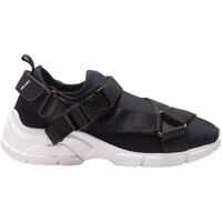 Sneakers Black Stretch Fabric Sneakers Femei