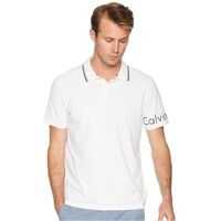 Tricouri Polo Short Sleeve V-Neck Polo with Printed Sleeve Logo Barbati