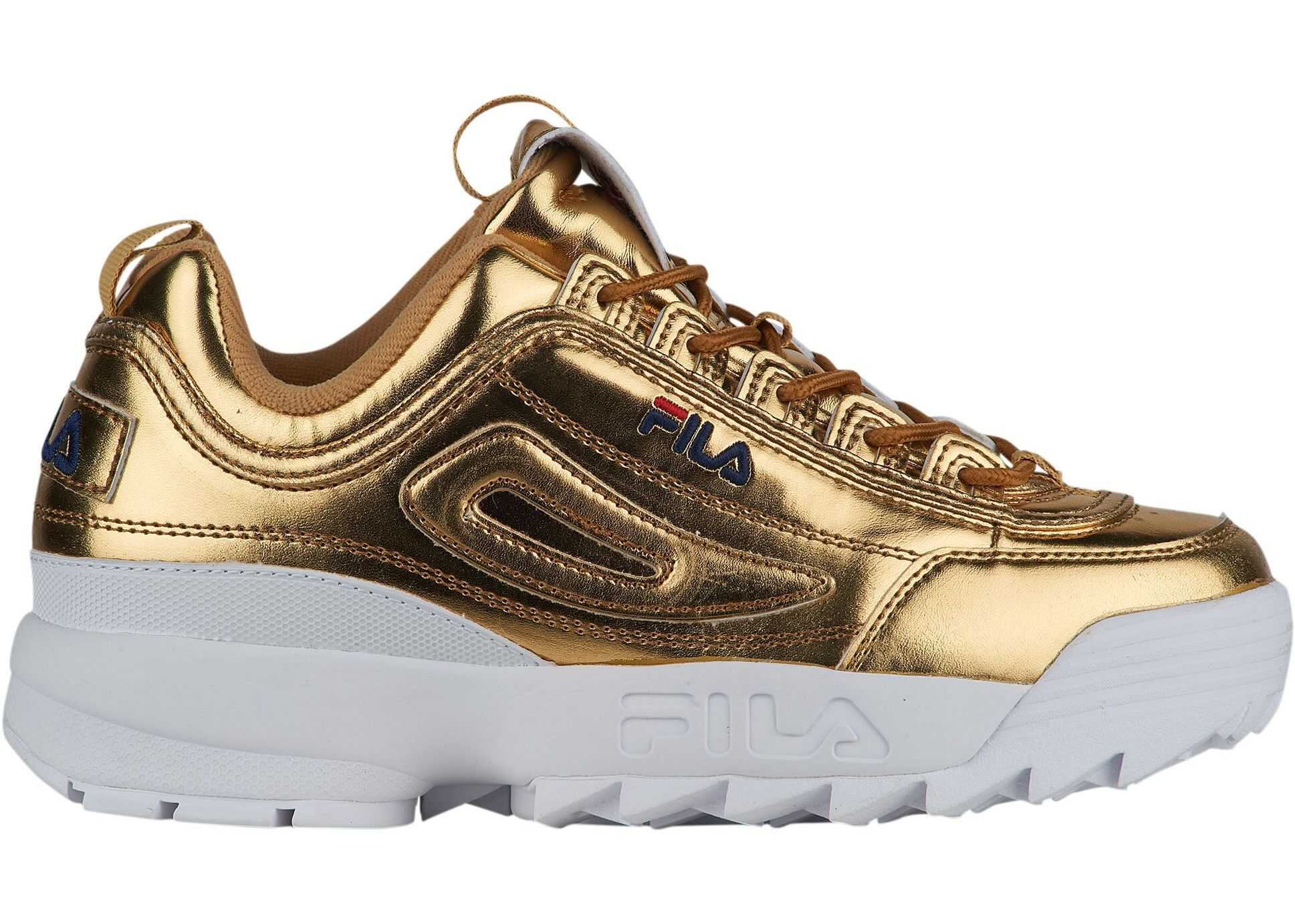 Fila Disruptor II Premium Metallic Gold