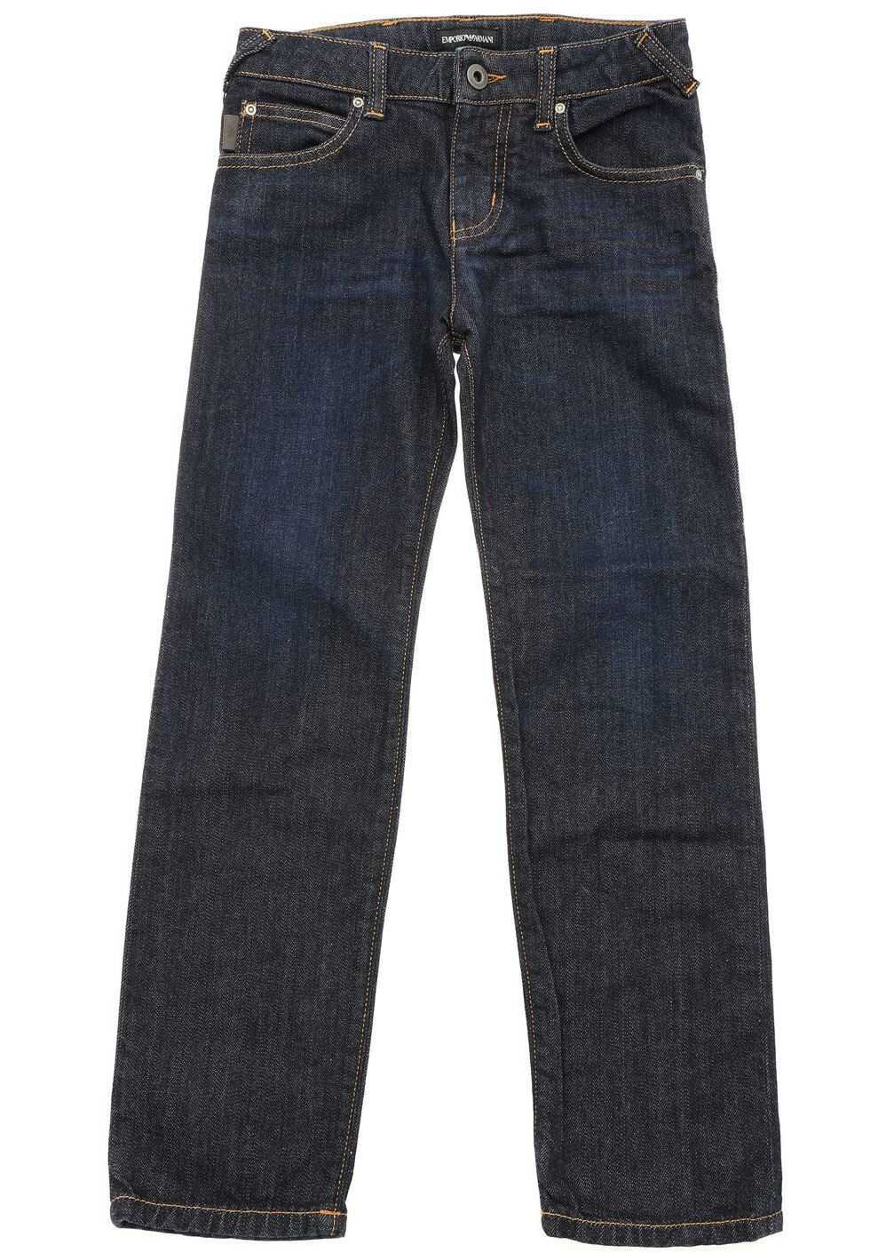 Dark Blue 5 Pocket Jeans