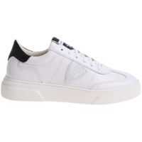 Tenisi & Adidasi "temple L" White Sneakers With Black Inserts Barbati