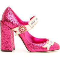 Pantofi cu toc Glitter Mary Jane Pumps Femei