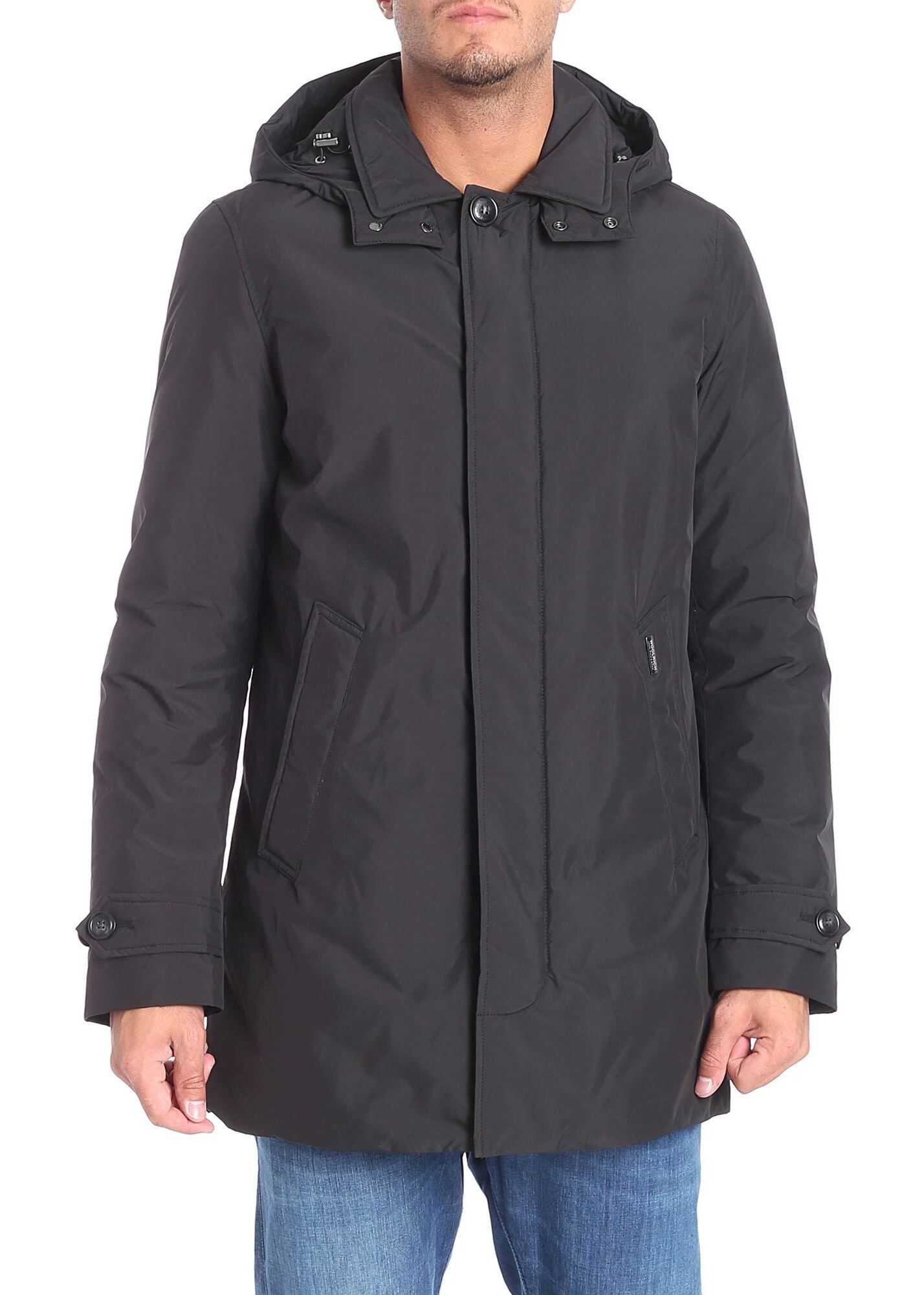 Woolrich City Black Down Jacket Black