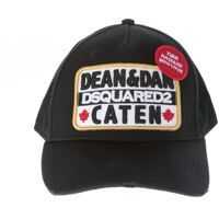 Palarii Black Cotton Baseball Cap Barbati