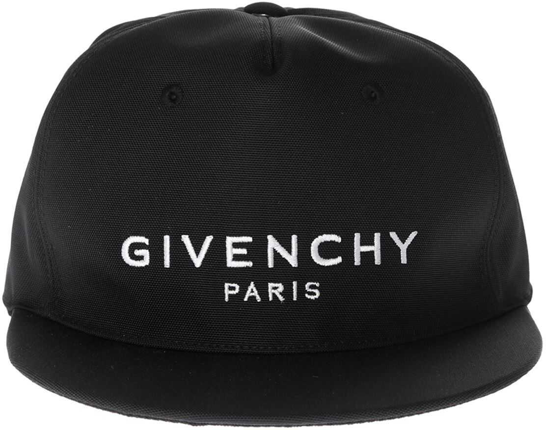 Givenchy Flat Peak Black Cap Black