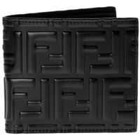 Portofele FENDI Fendi Black Branded Leather Wallet