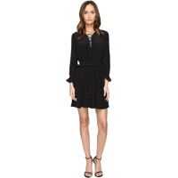 Rochii elegante Long Sleeve Tie Neck Dress* Femei