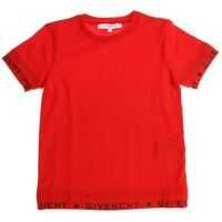 Tricouri Red T-Shirt With Branded Edges* Baieti