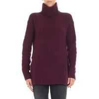 Pulovere casual Purple Flared Turtleneck Femei