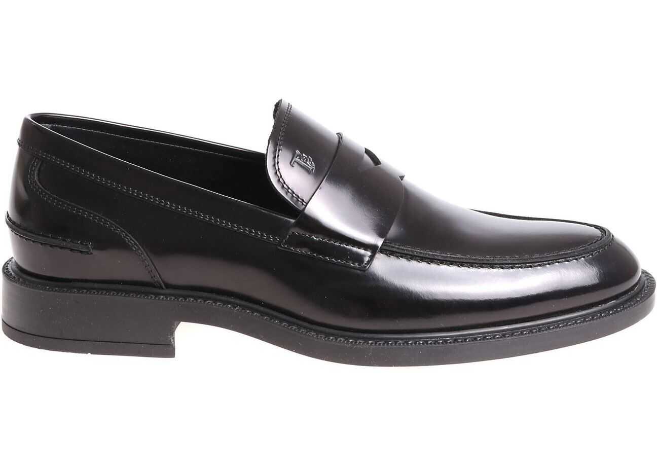 Black Leather Loafers