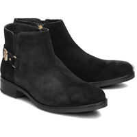 Ghete & Cizme Buckle Suede Boot Femei