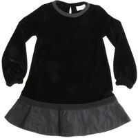 Rochii casual Black Velvet Dress Fete