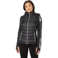 Geci de iarna Mix Media Zip Front Femei
