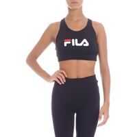 Bluze Fila Black Top With Logo Print