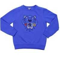 Bluze Trening & Hanorace Blue "tiger" Crewneck Sweatshirt Baieti