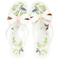 Slapi Susziep Flip Flops In White Multicolour* Femei