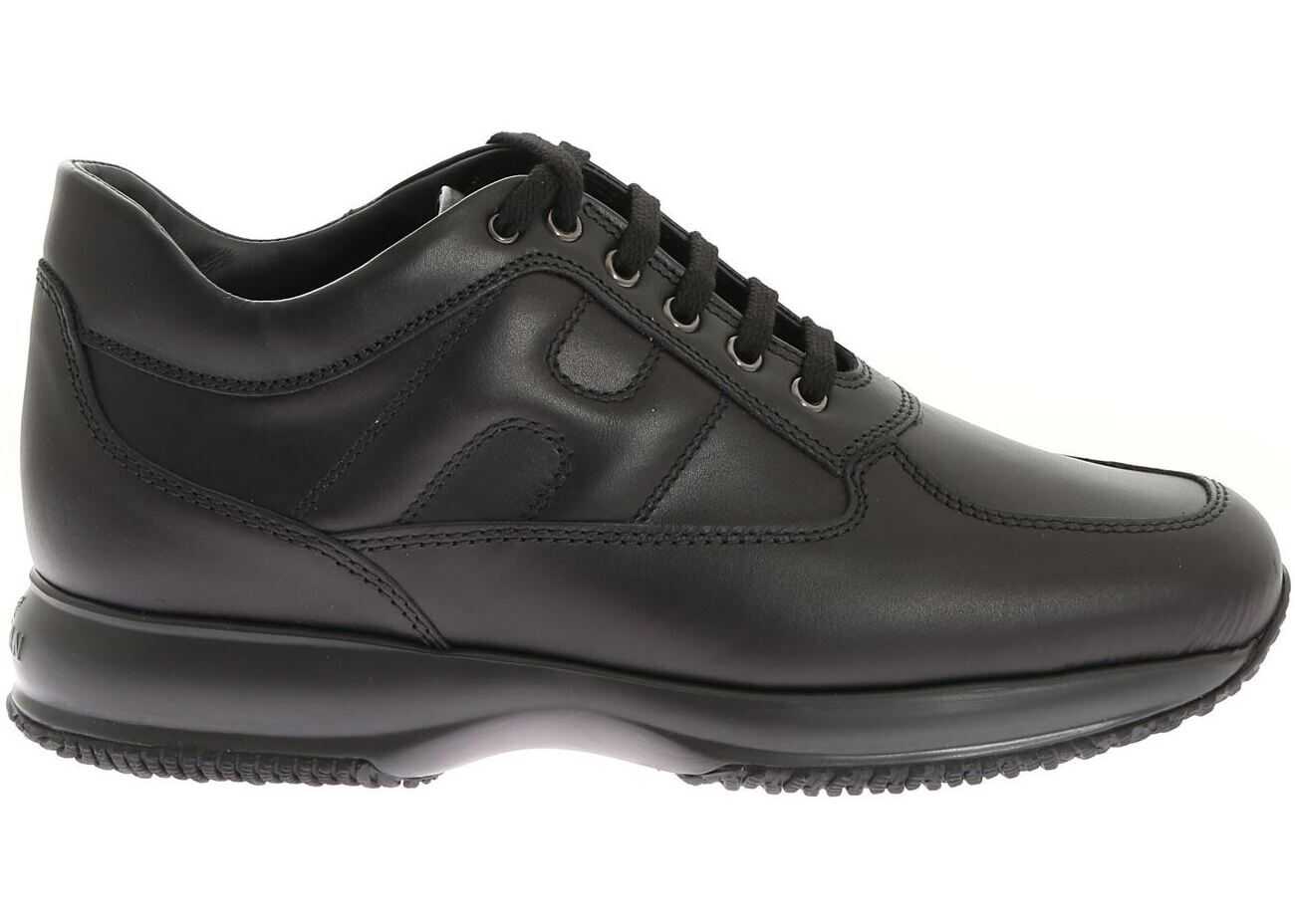 Hogan Interactive Sneakers In Black Black