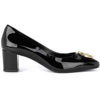 Pantofi cu Toc Dora Black Patent Leather Décolleté Femei