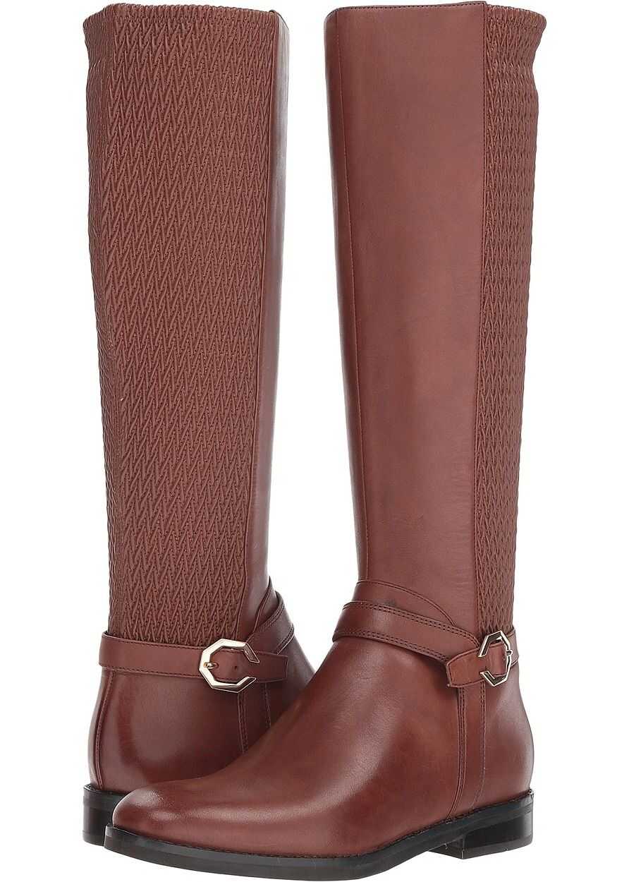 Cizma Cole Haan Leela Grand Riding Boot Harvest Brown Leather