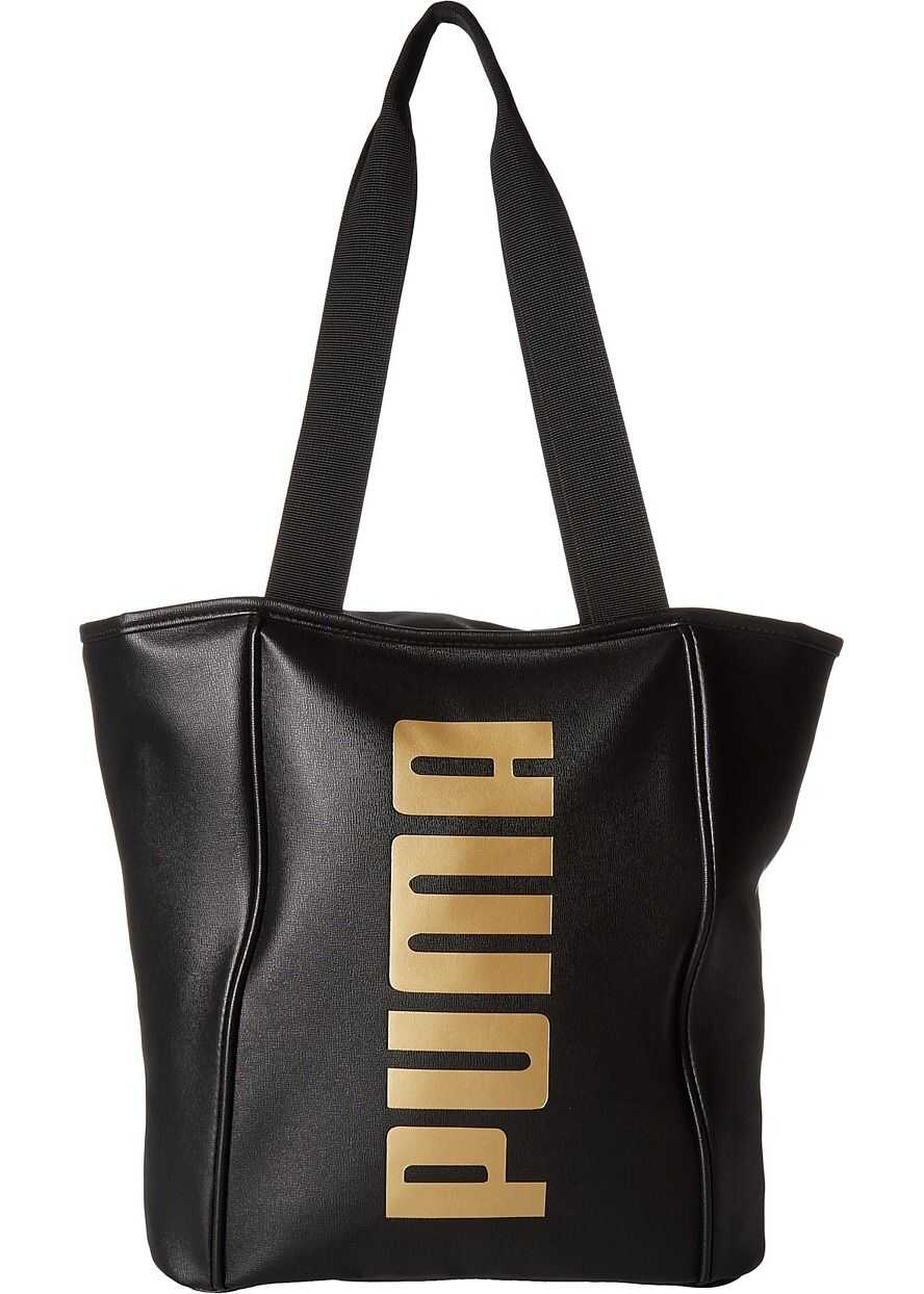 PUMA Evercat Royale PU Tote Black/Gold