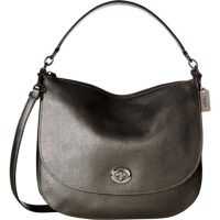 Genti de Mana Pebbled Turnlock Hobo Femei
