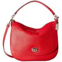 Genti de Mana Pebbled Turnlock Hobo Femei