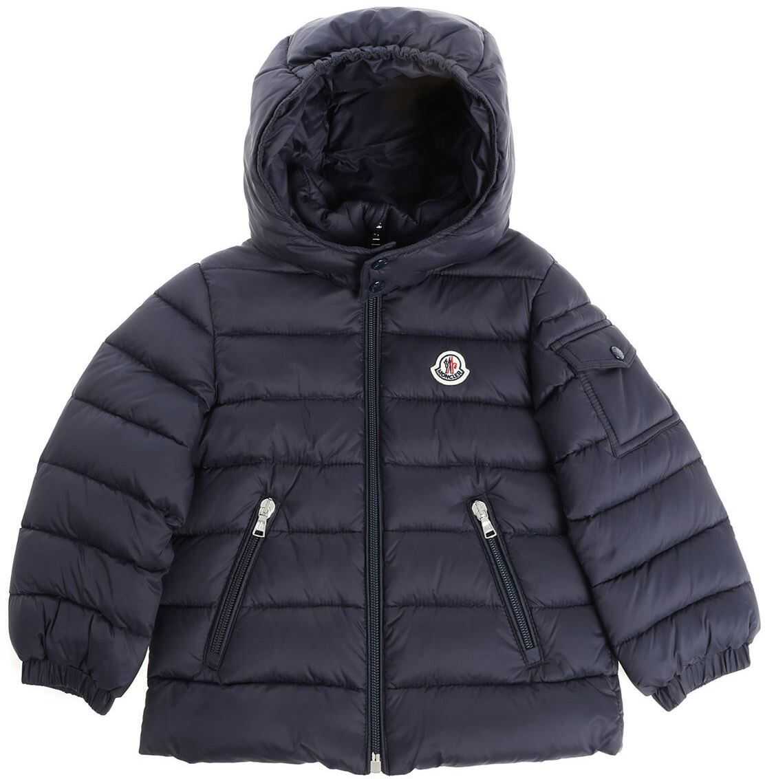 Moncler Kids Blue Jules Down Jacket Blue