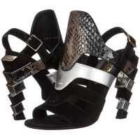 Sandale Suede and Calfskin Sandal With Heel* Femei