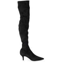 Cizme peste genunchi Rush Lack Elastic Suede Boots Femei