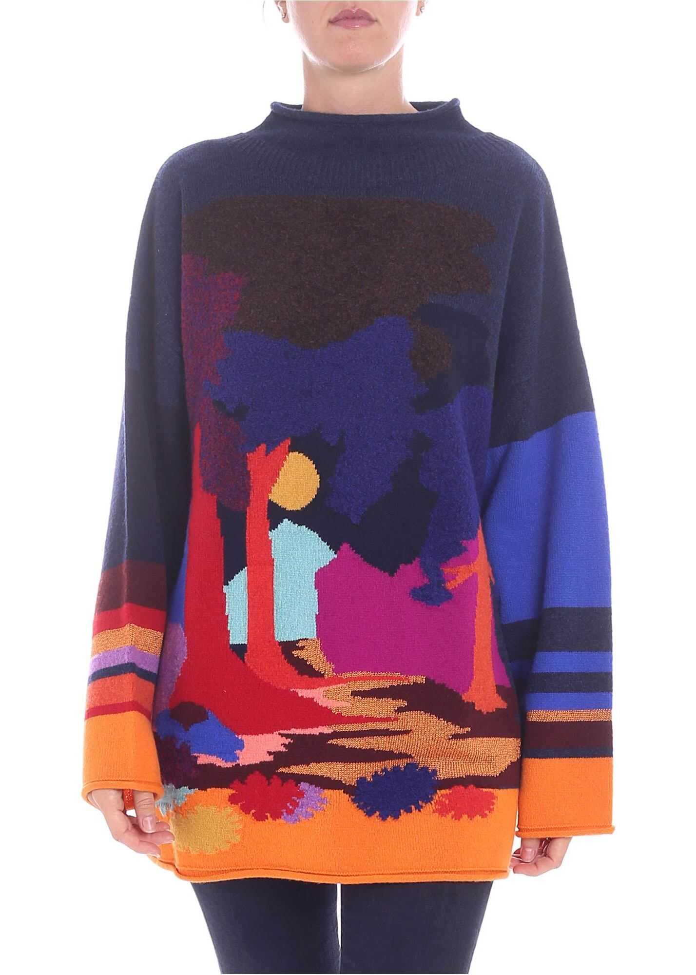 Paul Smith Multicolor Oversized Pullover Multi