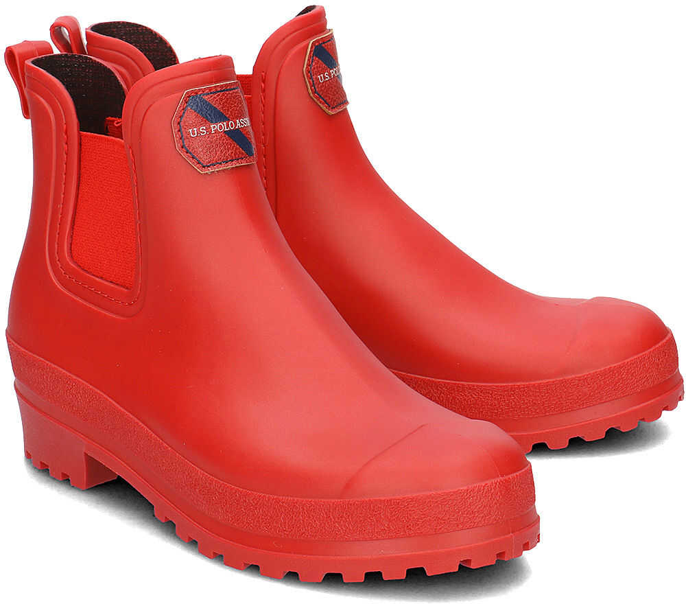Cizma U.S. POLO ASSN. Wetness Czerwony
