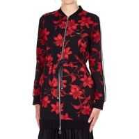 Pulovere Jacket with floral print Femei