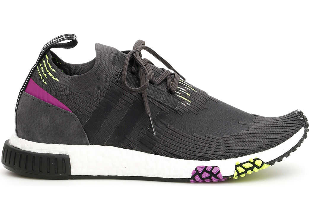 adidas Nmd Racer Sneakers CARBON CORE BLACK SOLAR YELLOW