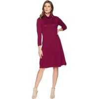 Rochii casual Cowl Neck Fit & Flare Knit Dress Femei