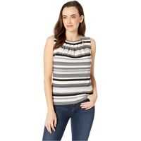 Bluze Printed Bead Neck Top Femei