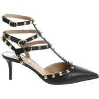 Sandale "Rockstud" Black Pointy Sandals Femei