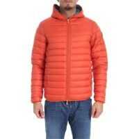 Geci de Puf Orange Hooded Down Jacket Barbati