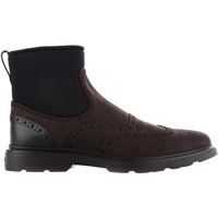 Ghete & Cizme "h393" Brown Ankle Boots Barbati